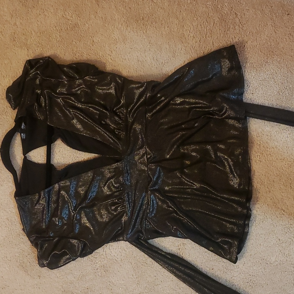 Metallic Top sz L